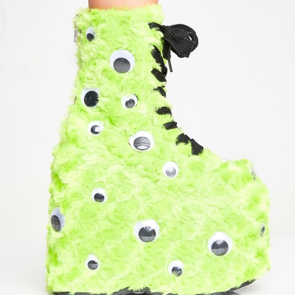 DEMONIA ICU UV Platform Boots Size 10